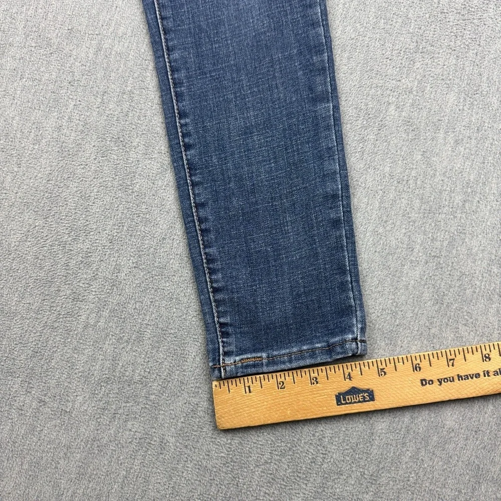 Levis Jeans Womens 27x26 Blue High Rise Stretch 721 Regular Skinny Ankle Cotton